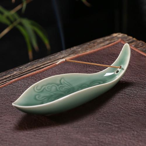 Traditional Ceramic Inserted Burner Incense Seat Porcelain for home and office & durable Sold By PC