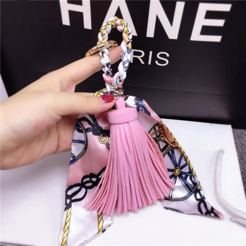 Bag Purse Charms Keyrings Keychains, PU Leather, handmade, multifunctional & for woman, more colors for choice, 200mm, Sold By PC