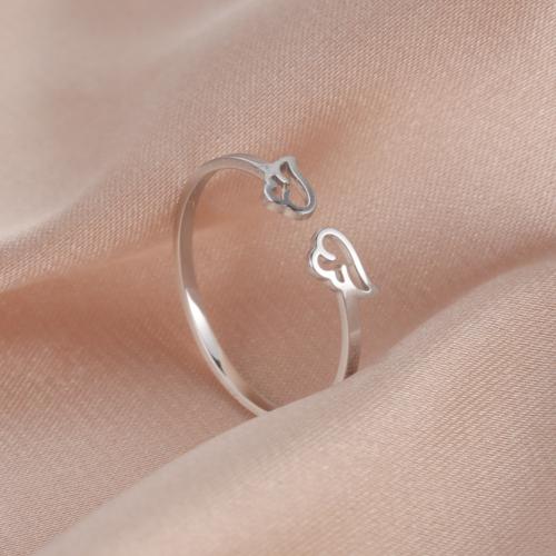 Stainless Steel Finger Ring 304 Stainless Steel fashion jewelry & Unisex Sold By PC