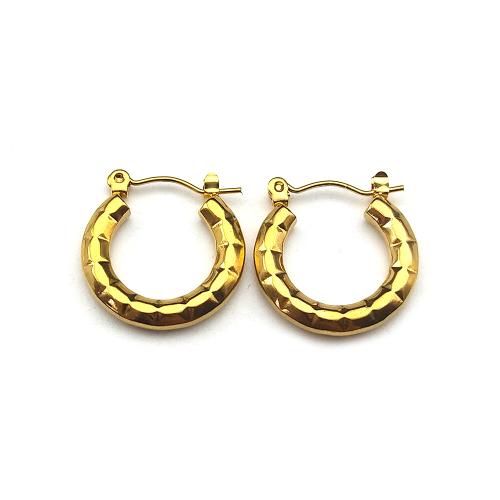 Stainless Steel Lever Back Earring, 304 Stainless Steel, fashion jewelry & for woman, golden, 18x20mm, Sold By Pair