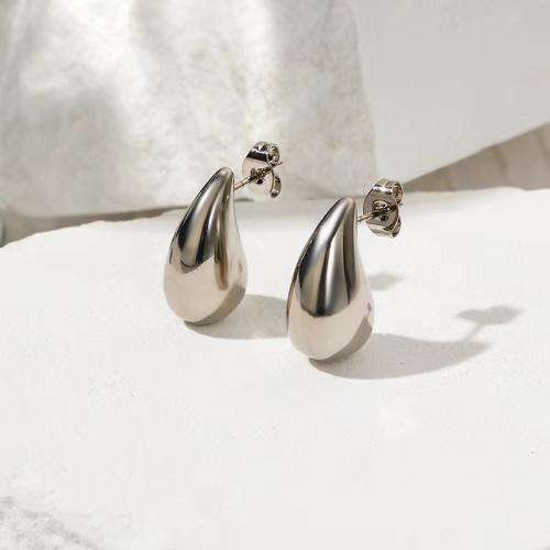 Stainless Steel Stud Earrings 304 Stainless Steel fashion jewelry & for woman Sold By PC