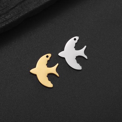 Stainless Steel Animal Pendants, 304 Stainless Steel, swallow, Vacuum Ion Plating, DIY, more colors for choice, 12.30x14.80mm, Sold By PC