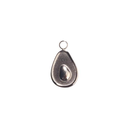 Stainless Steel Pendants 304 Stainless Steel Avocado Vacuum Ion Plating DIY Sold By PC