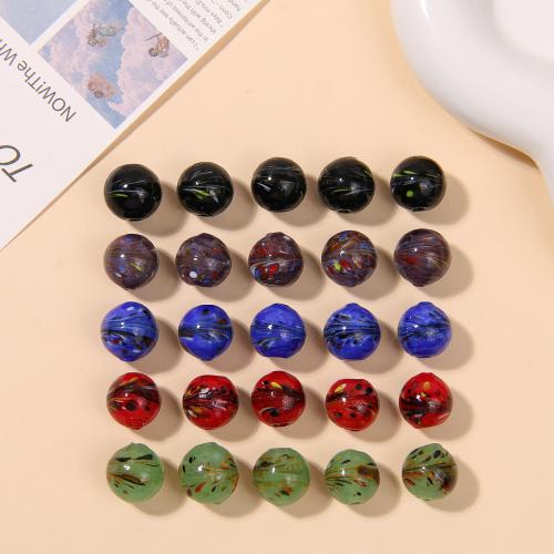 Lampwork Beads Round DIY 12mm Approx Sold By Bag