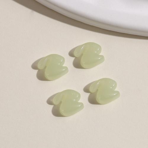 Resin Jewelry Beads, Flower, DIY, white, 11x10mm, Sold By PC