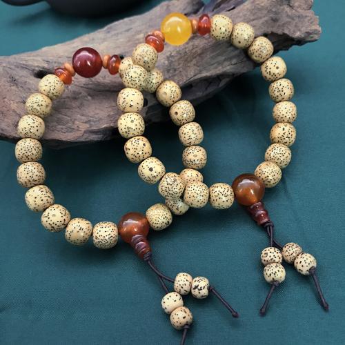 Pulsera Mala, Xingyue Bodhi, con Hilo elástico, pulido, Joyería & unisexo & diferentes estilos para la opción, longitud aproximado 23 cm, Vendido por UD