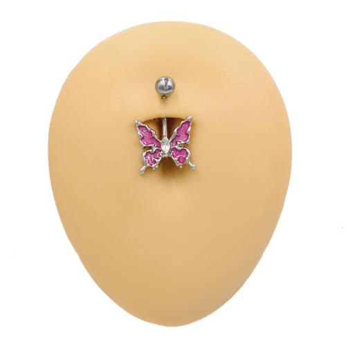 Zinc Alloy Belly Ring Unisex & enamel Sold By PC