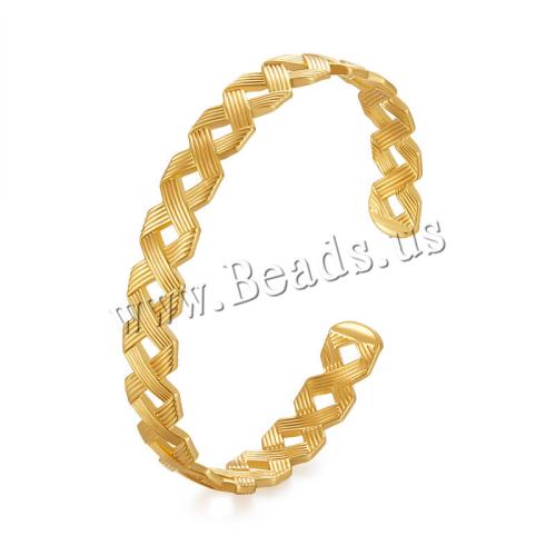 Bracelets en laiton, Placage, pour femme, doré, Vendu par PC