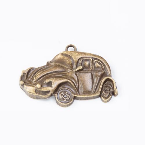 Vehicle Shaped Tibetan Style Pendants, Car, DIY, more colors for choice, 27x40x5mm, Sold By PC