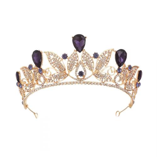 Bridal Tiaras Zinc Alloy with Crystal fashion jewelry & for woman Sold By PC