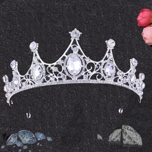 Bridal Tiaras, Tibetan Style, fashion jewelry & for woman & with rhinestone, more colors for choice, width 150mm, height 50mm, Sold By PC