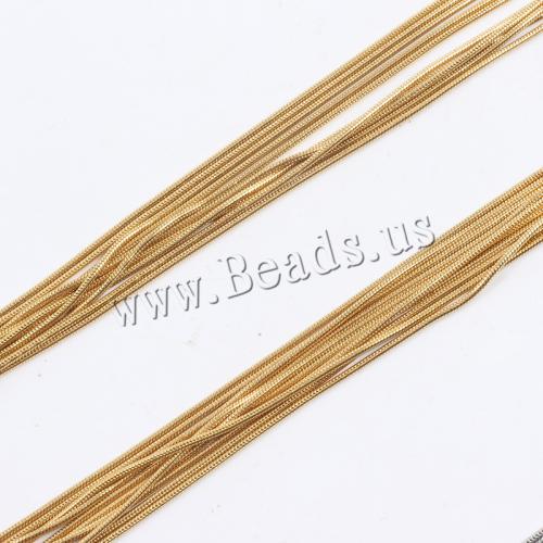 Stainless Steel Necklace Chain, 304 Stainless Steel, Vacuum Ion Plating, DIY, more colors for choice, 1.20mm, Length:Approx 50 cm, Sold By PC