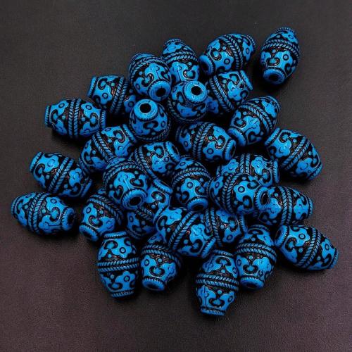 Akril nakit Beads, možete DIY, plav, 18x13mm, 340računala/Torba, Prodano By Torba