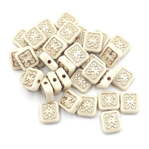 Acrylic Jewelry Beads, Square, DIY, more colors for choice, 820PCs/Bag, Sold By Bag