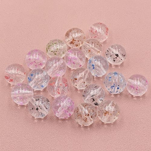 Acrylic Jewelry Beads, Round, DIY, mixed colors, 213PCs/Bag, Sold By Bag