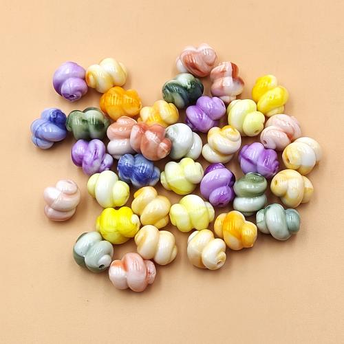 Acrylic Jewelry Beads, DIY, mixed colors, 14x16mm, 500PCs/Bag, Sold By Bag