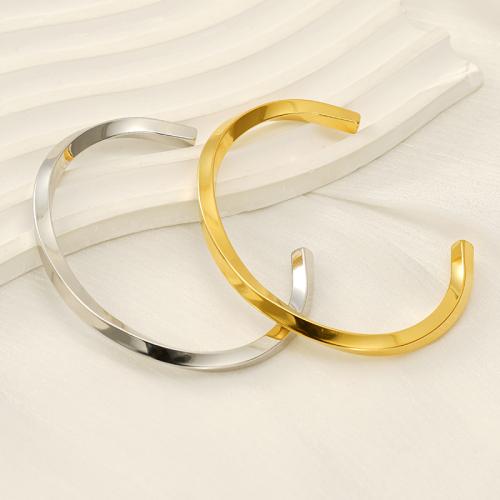 Stainless Steel Bangle 304 Stainless Steel plated fashion jewelry & for woman Sold By PC