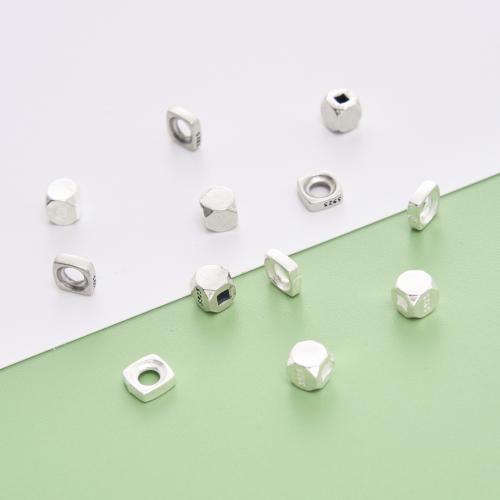 Spacer Beads Jewelry, 925 Sterling Silver, DIY & different size for choice & different styles for choice, more colors for choice, Sold By PC