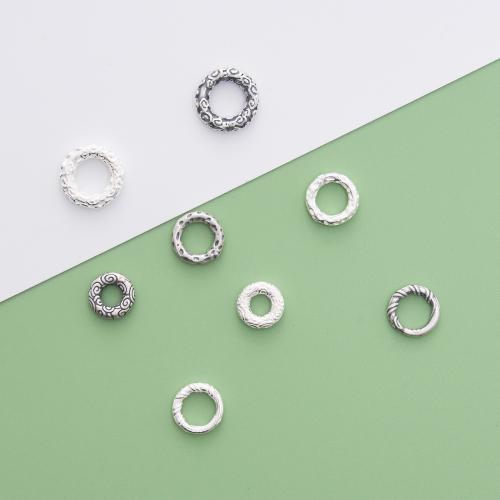 Perles d'espacement Bijoux, argent sterling 925, DIY & styles différents pour le choix, plus de couleurs à choisir, Vendu par PC