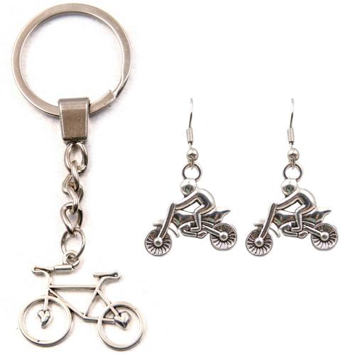 Vehicle Shaped Zinc Alloy Pendants plated DIY silver color Sold By PC