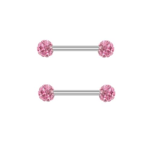 liga de zinco piercing para seios, unissex & Vario tipos a sua escolha & micro pavimento em zircônia cúbica & esmalte, Mais cores pare escolha, vendido por PC