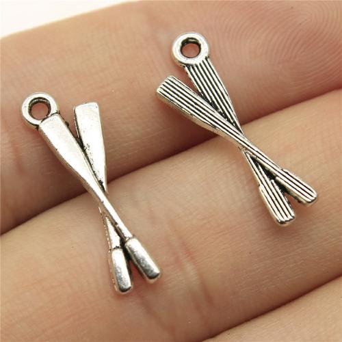 Zinc Alloy Pendants antique silver color plated DIY Sold By PC