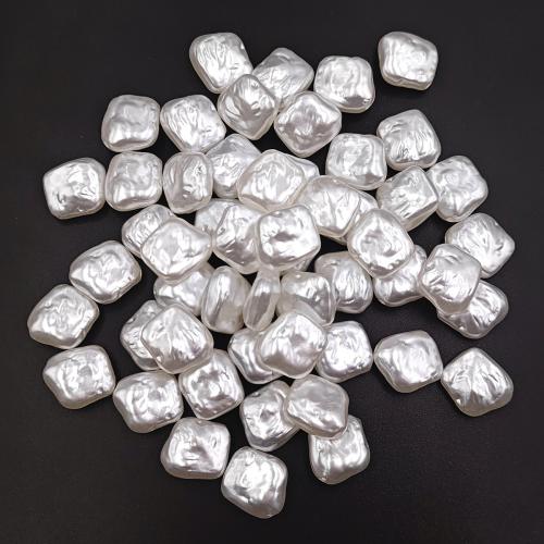 ABS Plastic Beads, DIY, white, 590PCs/Bag, Sold By Bag