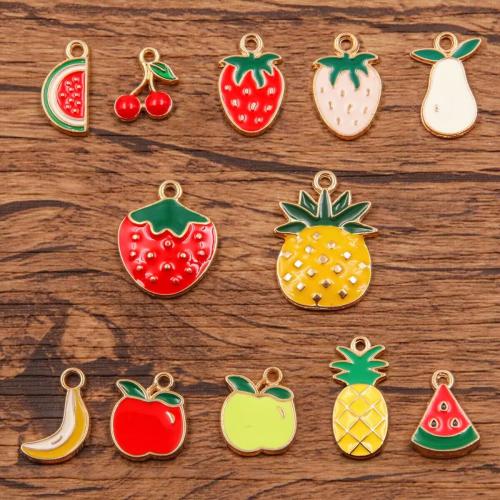 Zinc Alloy Enamel Pendants plated DIY Sold By PC