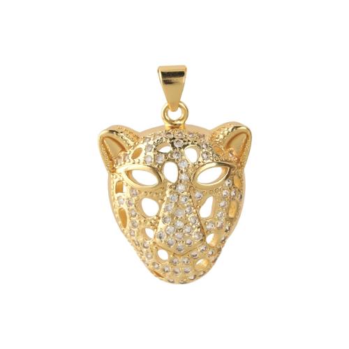 Cubic Zirconia Micro Pave bronze Pingente, cobre, banhado, DIY & micro pavimento em zircônia cúbica, dourado, vendido por PC