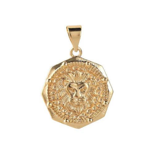 Brass Jewelry Pendants plated DIY golden Sold By PC