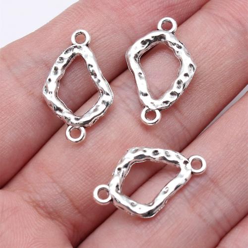 Zinc Alloy Connector, antique silver color plated, DIY & 1/1 loop, Sold By PC