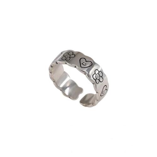 Zinklegierung Fingerring , Modeschmuck & verschiedene Stile für Wahl & für Frau, keine, Inner diameter 17mm, verkauft von PC