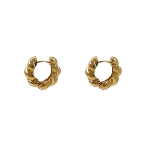 Boucles d'oreilles en alliage de zinc, bijoux de mode & pour femme, plus de couleurs à choisir, 17mm, Vendu par paire