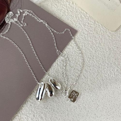 925 Sterling Silver Necklaces fashion jewelry & for woman Length Approx 45 cm Sold By PC