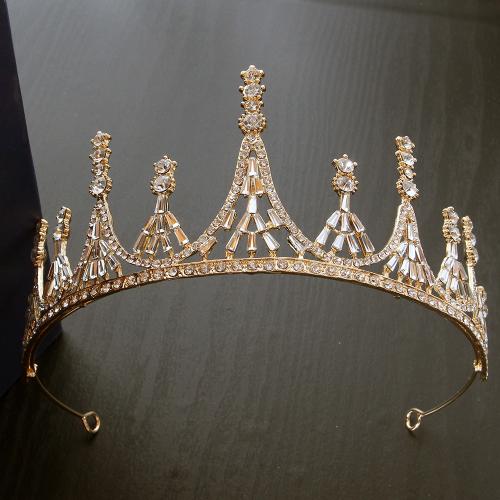 Bridal Tiaras, Tibetan Style, fashion jewelry & for woman & with rhinestone, more colors for choice, width 162mm, height 62mm, Sold By PC