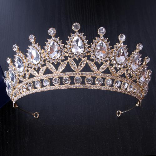 Diadema, lega in zinco, gioielli di moda & per la donna & con strass, nessuno, width 178mm, height 64mm, Venduto da PC