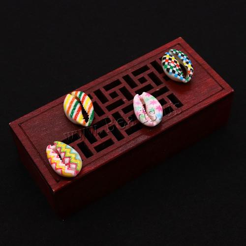 Grânulos do escudo de água doce natural, concha, Ostra, DIY, Mais cores pare escolha, 9x19mm, vendido por PC