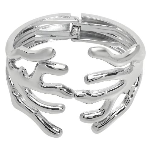 Cink ötvözet Bangle Jewelry, galvanizált, divat ékszerek, több színt a választás, nikkel, ólom és kadmium mentes, Által értékesített PC