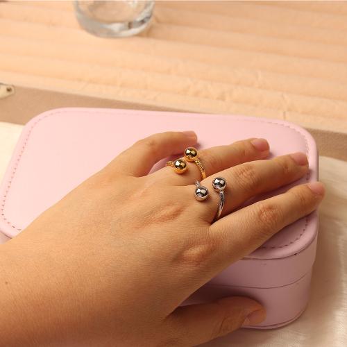 Stainless Steel Finger Ring, 304 Stainless Steel, plated, fashion jewelry, more colors for choice, Sold By PC