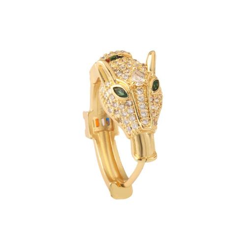 Cubic Zirconia Micro Pave Latão Brinco, cobre, banhado, Vario tipos a sua escolha & micro pavimento em zircônia cúbica & para mulher, dourado, vendido por par