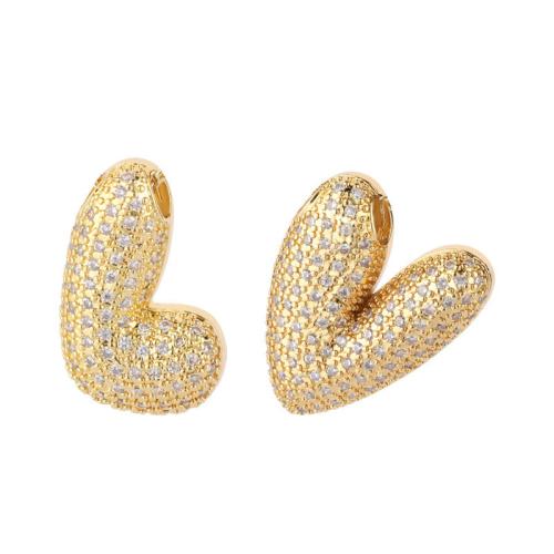 Cubic Zirconia Micro Pave bronze Pingente, cobre, banhado, DIY & Vario tipos a sua escolha & micro pavimento em zircônia cúbica, Mais cores pare escolha, vendido por PC