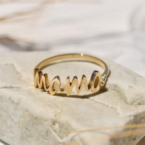 Zinc Alloy Finger Ring plated & for woman golden Sold By PC