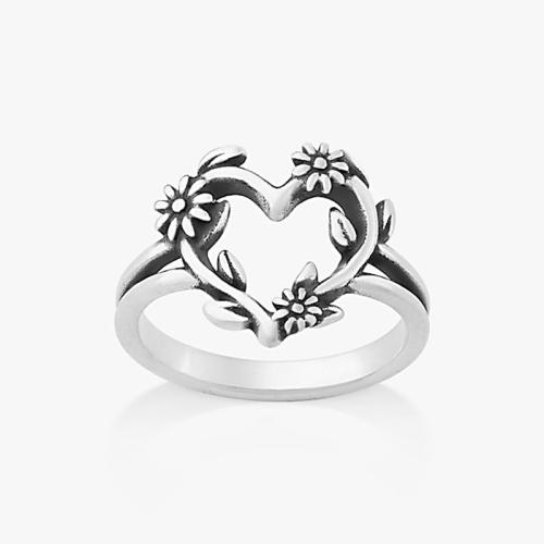 Zinc Alloy fingerring, forskellig størrelse for valg & for kvinde, sølv, Solgt af PC