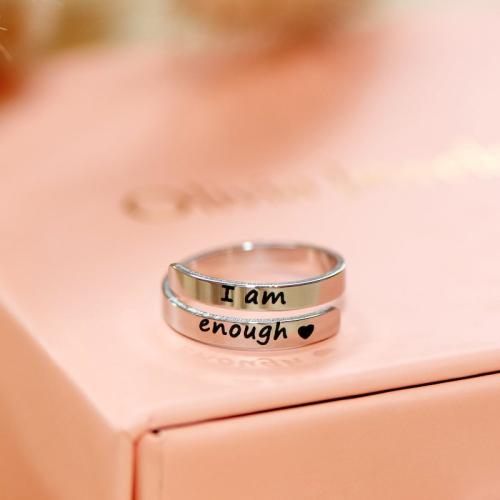 Tibetan Style Finger Ring, plated, for woman, silver color, Sold By PC