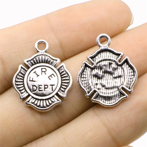 Zinc Alloy Pendants antique silver color plated DIY Sold By PC