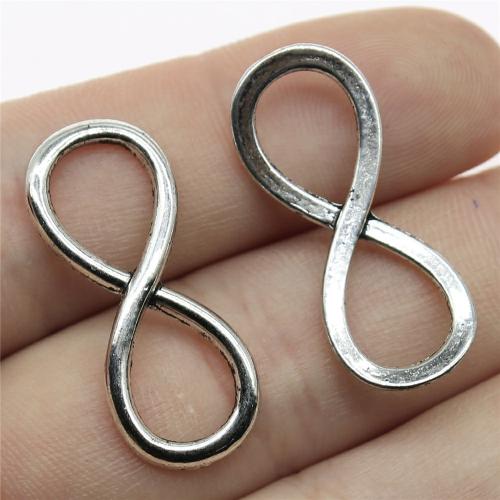 Infinity Tibetan Style Connector, plated, DIY & 1/1 loop, more colors for choice, 30x12mm, Sold By PC