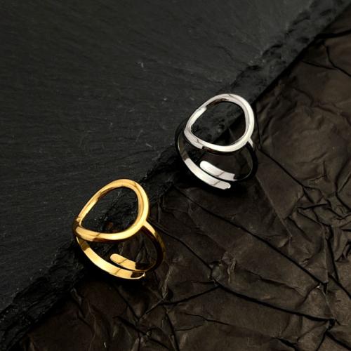 Stainless Steel Finger Ring, 304 Stainless Steel, fashion jewelry & for woman, more colors for choice, Sold By PC