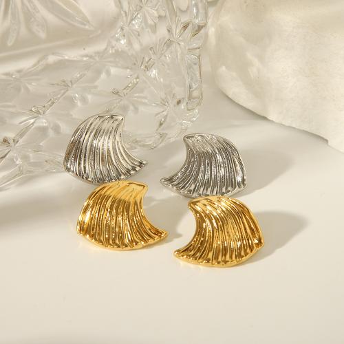 Titanium Steel  Earring plated fashion jewelry Sold By Pair