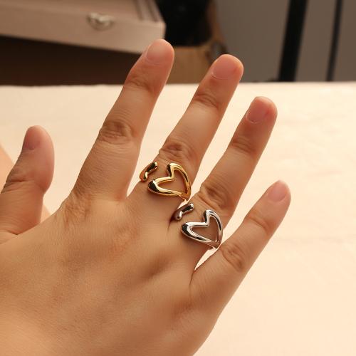 Titanium Steel Finger Ring, plated, fashion jewelry, more colors for choice, Sold By PC