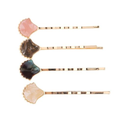 Hair Slide, Tibetan Style, with Acetate, plated, Tole Paintng & different styles for choice & for woman, more colors for choice, Sold By PC